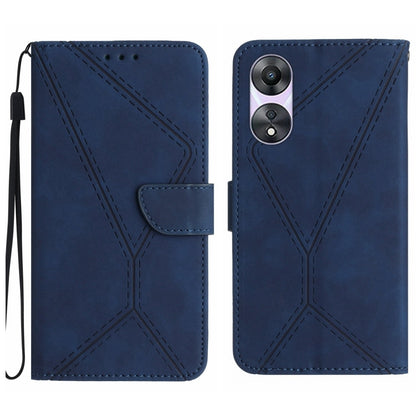Stitching Embossed Leather Phone Case, For OPPO Reno8 T 4G, For OPPO Reno8 T 5G/A1 Pro 5G, For OPPO Reno9/Reno9 Pro 5G, For OPPO Reno9 Pro+