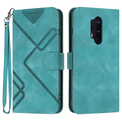 Line Pattern Skin Feel Leather Phone Case, For OnePlus Nord 2 5G, For OnePlus 9 Pro, For OnePlus 9, For OnePlus 8 Pro