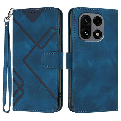 Line Pattern Skin Feel Leather Phone Case, For OnePlus Turbo 6 / 6V, For OnePlus Ace 6, For OnePlus 15, For OnePlus 13T
