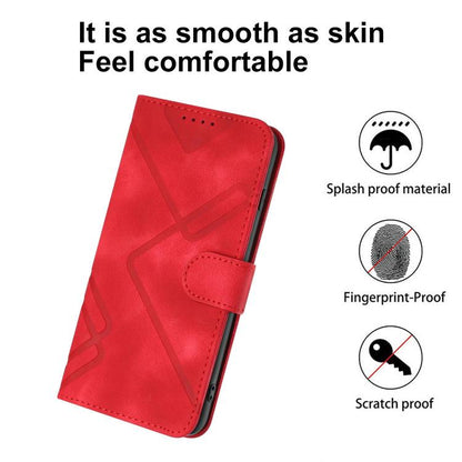 Line Pattern Skin Feel Leather Phone Case, For OnePlus Turbo 6 / 6V, For OnePlus Ace 6, For OnePlus 15, For OnePlus 13T