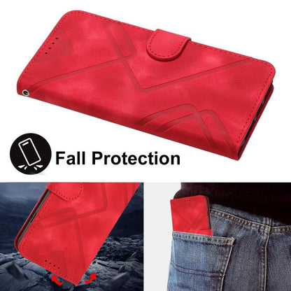 Line Pattern Skin Feel Leather Phone Case, For OnePlus Turbo 6 / 6V, For OnePlus Ace 6, For OnePlus 15, For OnePlus 13T