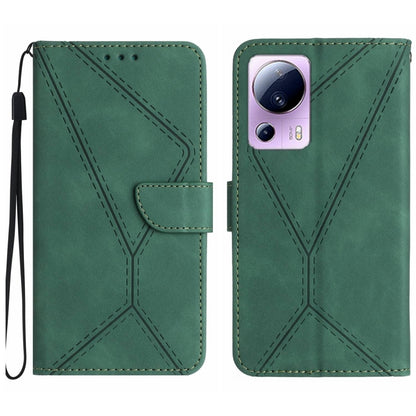 Stitching Embossed Leather Phone Case, For Xiaomi 13 Lite, For Xiaomi 13 Pro, For Xiaomi 13, For Xiaomi 12T / 12T Pro