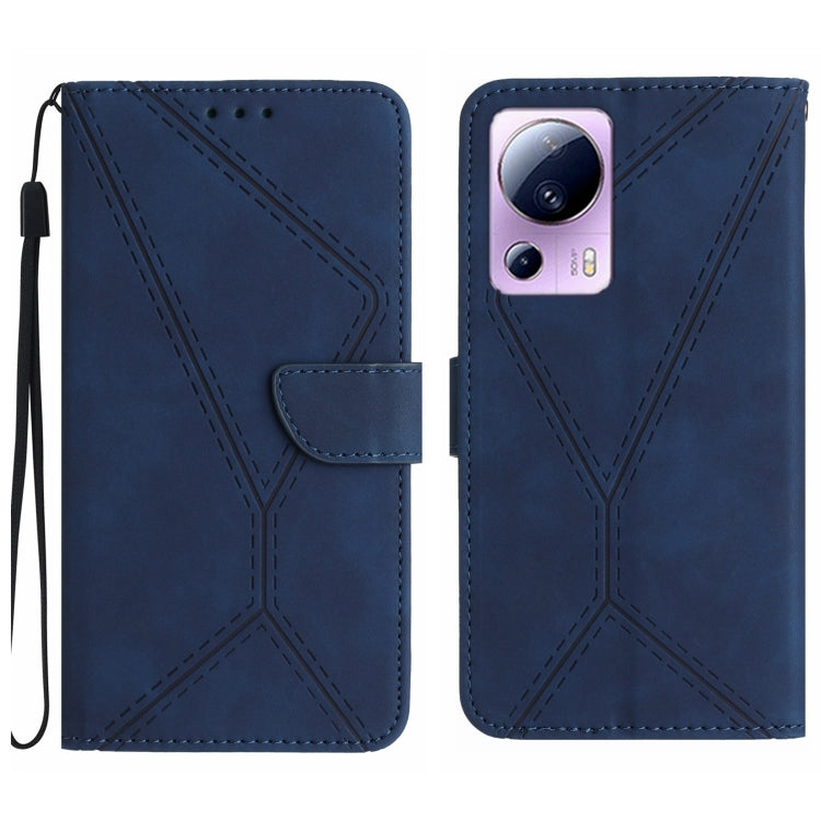 Stitching Embossed Leather Phone Case, For Xiaomi 13 Lite, For Xiaomi 13 Pro, For Xiaomi 13, For Xiaomi 12T / 12T Pro