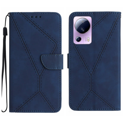 Stitching Embossed Leather Phone Case, For Xiaomi 13 Lite, For Xiaomi 13 Pro, For Xiaomi 13, For Xiaomi 12T / 12T Pro