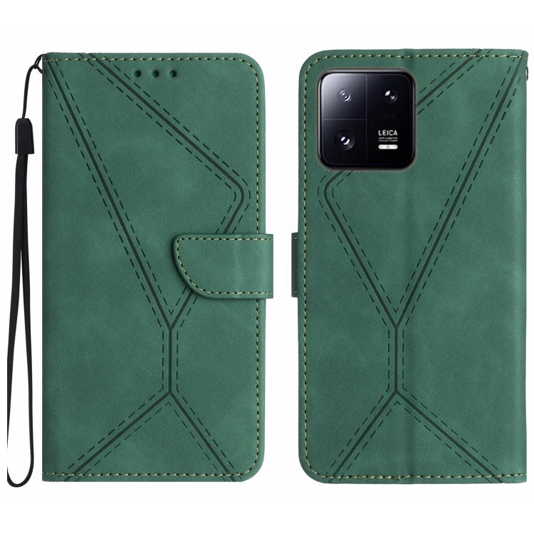 Stitching Embossed Leather Phone Case, For Xiaomi 13 Lite, For Xiaomi 13 Pro, For Xiaomi 13, For Xiaomi 12T / 12T Pro