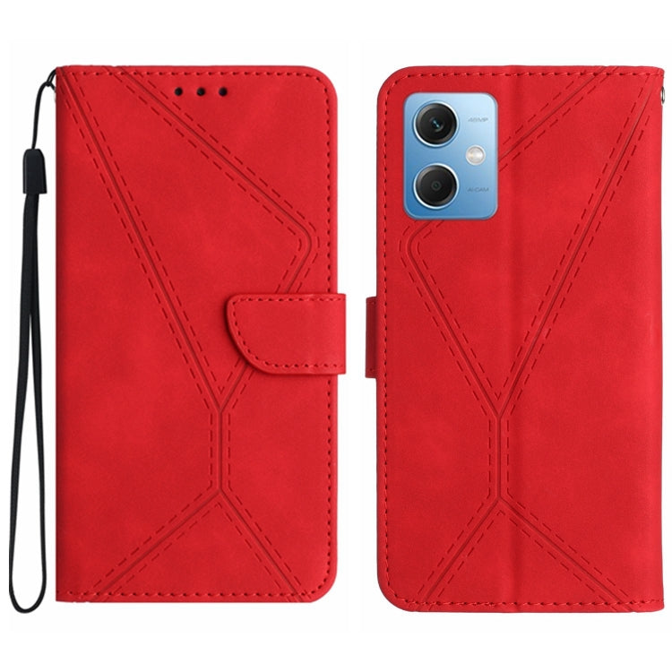 Stitching Embossed Leather Phone Case, For Xiaomi Redmi Note 12 Pro+, For Redmi Note 12 Pro 5G, For Xiaomi POCO X5 Pro, For Xiaomi Redmi Note 12 5G