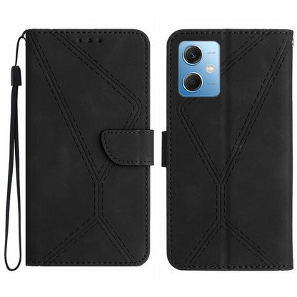 Stitching Embossed Leather Phone Case, For Xiaomi Redmi Note 12 Pro+, For Redmi Note 12 Pro 5G, For Xiaomi POCO X5 Pro, For Xiaomi Redmi Note 12 5G