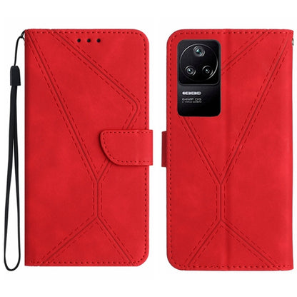 Stitching Embossed Leather Phone Case, For Redmi Note 11 4G Global, For Xiaomi POCO F4 5G, For Xiaomi Redmi 10A, For Xiaomi Redmi 10C