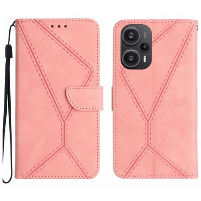 Stitching Embossed Leather Phone Case, For Xiaomi Redmi 12 5G, For Xiaomi 13T / 13T Pro, For Xiaomi Redmi 12 4G Global, For Xiaomi POCO F5 5G
