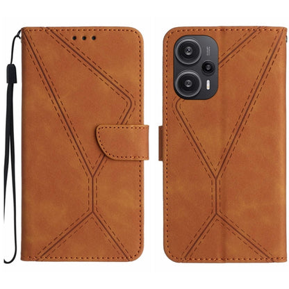 Stitching Embossed Leather Phone Case, For Xiaomi Redmi 12 5G, For Xiaomi 13T / 13T Pro, For Xiaomi Redmi 12 4G Global, For Xiaomi POCO F5 5G