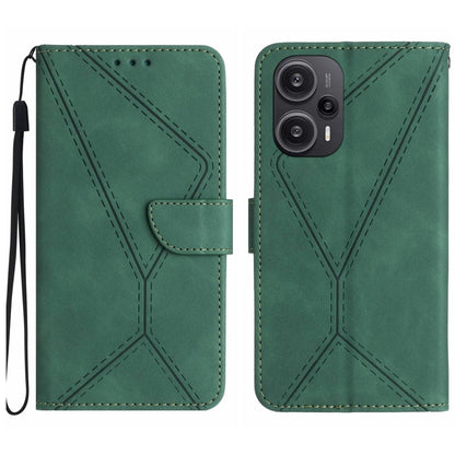 Stitching Embossed Leather Phone Case, For Xiaomi Redmi 12 5G, For Xiaomi 13T / 13T Pro, For Xiaomi Redmi 12 4G Global, For Xiaomi POCO F5 5G