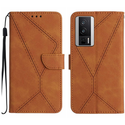 Stitching Embossed Leather Phone Case, For Xiaomi POCO F5 Pro 5G, For Xiaomi Redmi Note 12S, For Xiaomi Redmi A1+ / A2+, For Redmi Note 12 Pro 4G
