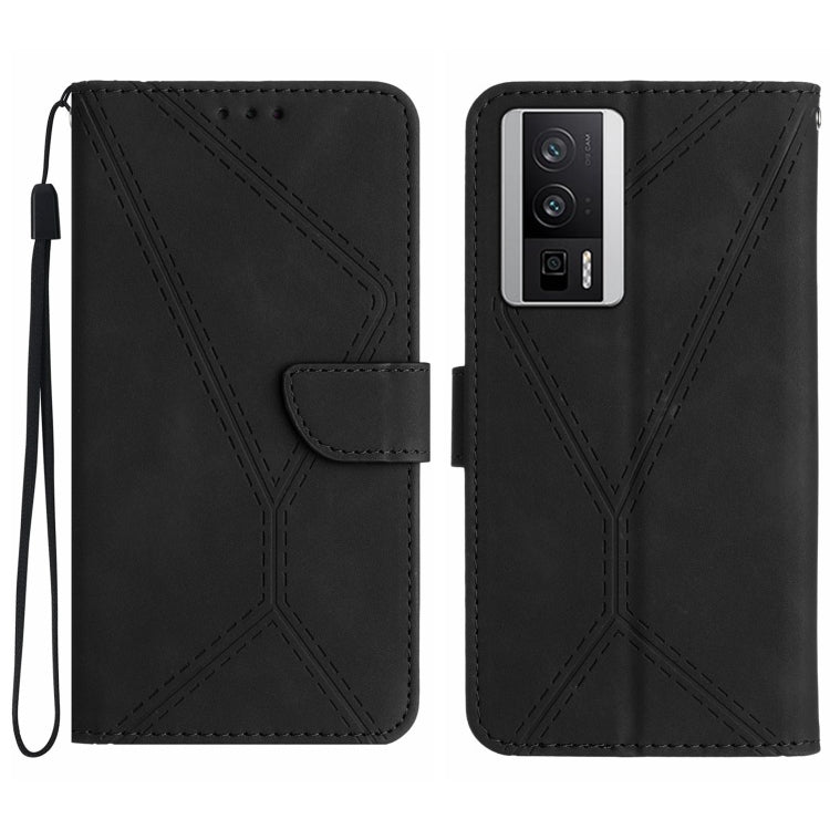 Stitching Embossed Leather Phone Case, For Xiaomi POCO F5 Pro 5G, For Xiaomi Redmi Note 12S, For Xiaomi Redmi A1+ / A2+, For Redmi Note 12 Pro 4G