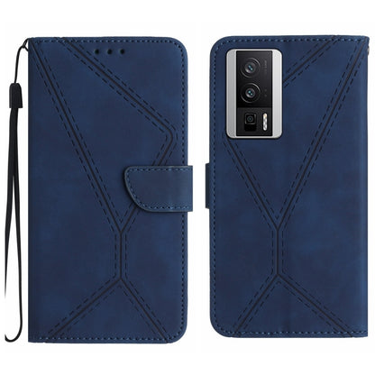 Stitching Embossed Leather Phone Case, For Xiaomi POCO F5 Pro 5G, For Xiaomi Redmi Note 12S, For Xiaomi Redmi A1+ / A2+, For Redmi Note 12 Pro 4G