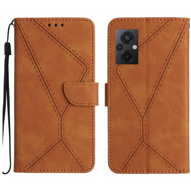 Stitching Embossed Leather Phone Case, For Xiaomi POCO M5 / M4 5G, For Xiaomi POCO M5S, For Xiaomi POCO X4 GT, For Xiaomi POCO C40