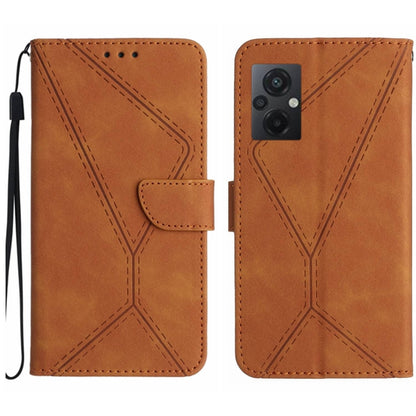 Stitching Embossed Leather Phone Case, For Xiaomi POCO M5 / M4 5G, For Xiaomi POCO M5S, For Xiaomi POCO X4 GT, For Xiaomi POCO C40
