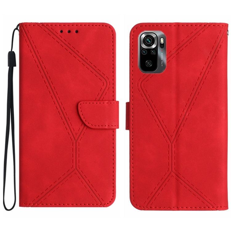 Stitching Embossed Leather Phone Case, For Xiaomi POCO M5 / M4 5G, For Xiaomi POCO M5S, For Xiaomi POCO X4 GT, For Xiaomi POCO C40