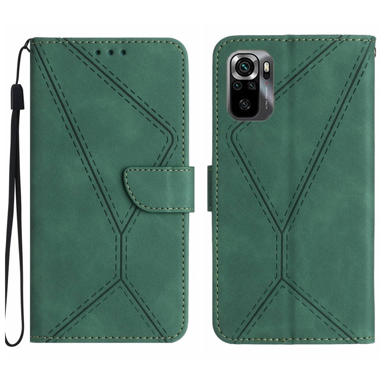 Stitching Embossed Leather Phone Case, For Xiaomi POCO M5 / M4 5G, For Xiaomi POCO M5S, For Xiaomi POCO X4 GT, For Xiaomi POCO C40