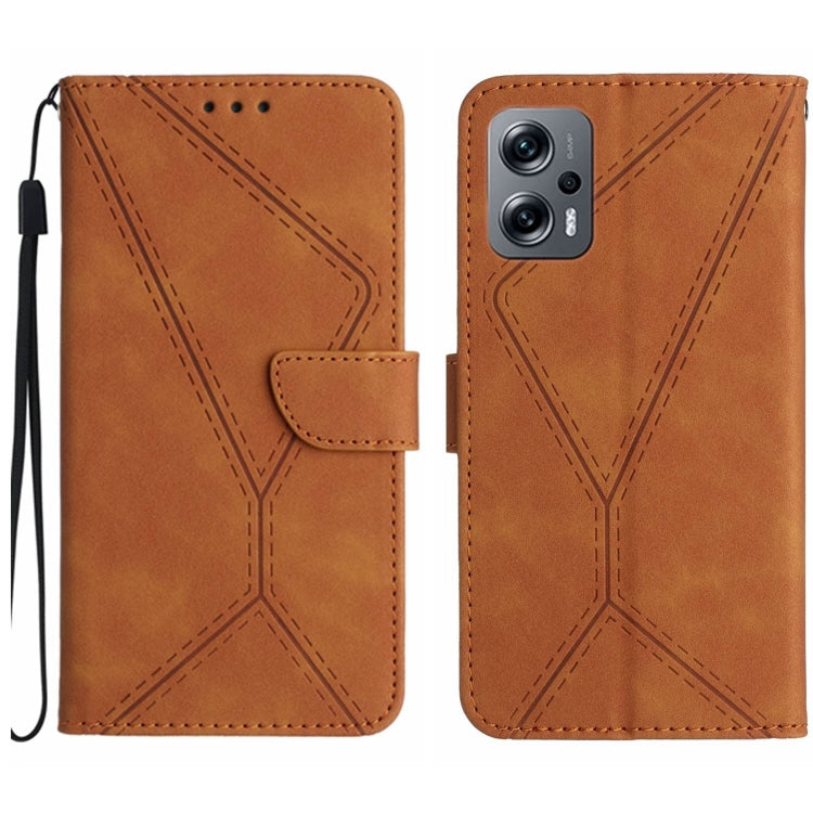 Stitching Embossed Leather Phone Case, For Xiaomi POCO M5 / M4 5G, For Xiaomi POCO M5S, For Xiaomi POCO X4 GT, For Xiaomi POCO C40