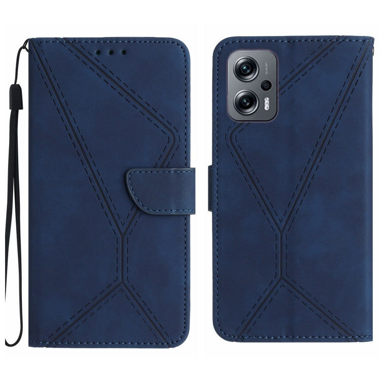 Stitching Embossed Leather Phone Case, For Xiaomi POCO M5 / M4 5G, For Xiaomi POCO M5S, For Xiaomi POCO X4 GT, For Xiaomi POCO C40