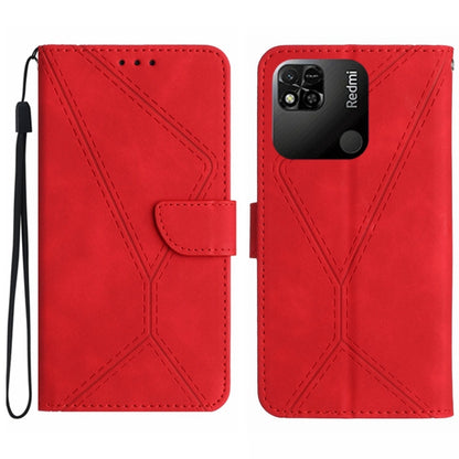 Stitching Embossed Leather Phone Case, For Redmi Note 11 4G Global, For Xiaomi POCO F4 5G, For Xiaomi Redmi 10A, For Xiaomi Redmi 10C