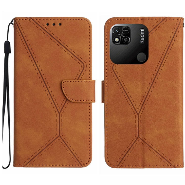 Stitching Embossed Leather Phone Case, For Redmi Note 11 4G Global, For Xiaomi POCO F4 5G, For Xiaomi Redmi 10A, For Xiaomi Redmi 10C