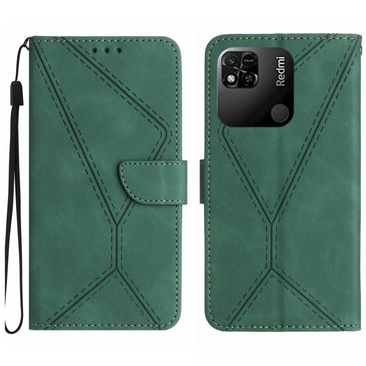 Stitching Embossed Leather Phone Case, For Redmi Note 11 4G Global, For Xiaomi POCO F4 5G, For Xiaomi Redmi 10A, For Xiaomi Redmi 10C