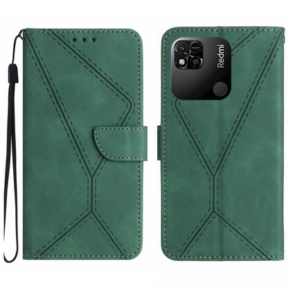 Stitching Embossed Leather Phone Case, For Redmi Note 11 4G Global, For Xiaomi POCO F4 5G, For Xiaomi Redmi 10A, For Xiaomi Redmi 10C