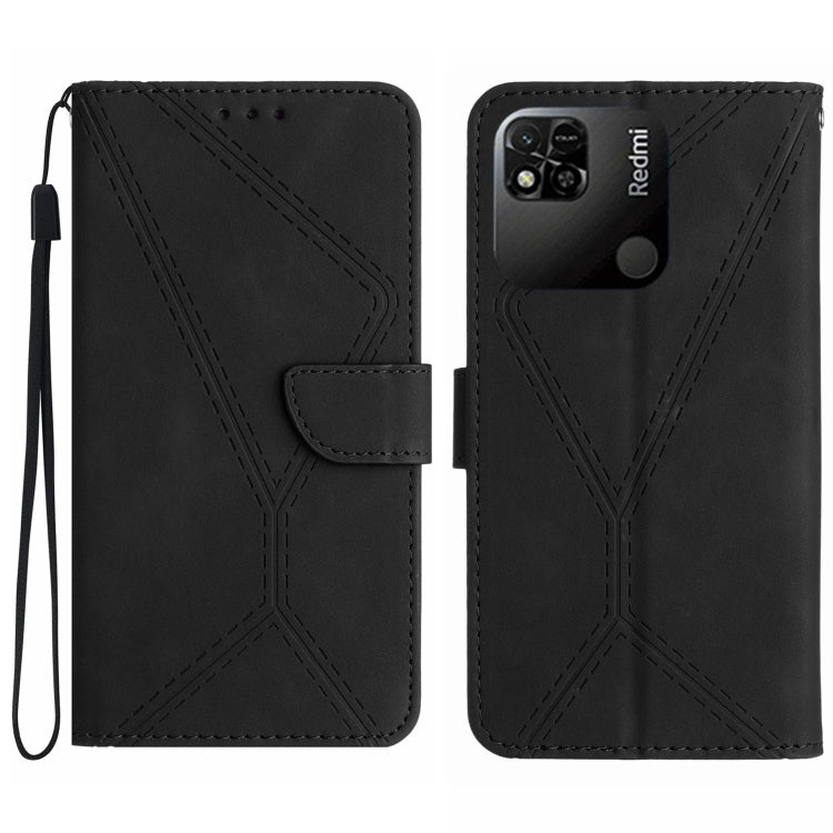 Stitching Embossed Leather Phone Case, For Redmi Note 11 4G Global, For Xiaomi POCO F4 5G, For Xiaomi Redmi 10A, For Xiaomi Redmi 10C