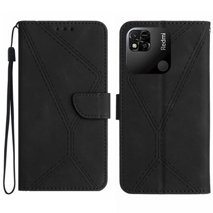 Stitching Embossed Leather Phone Case, For Redmi Note 11 4G Global, For Xiaomi POCO F4 5G, For Xiaomi Redmi 10A, For Xiaomi Redmi 10C