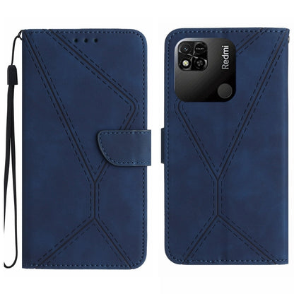 Stitching Embossed Leather Phone Case, For Redmi Note 11 4G Global, For Xiaomi POCO F4 5G, For Xiaomi Redmi 10A, For Xiaomi Redmi 10C