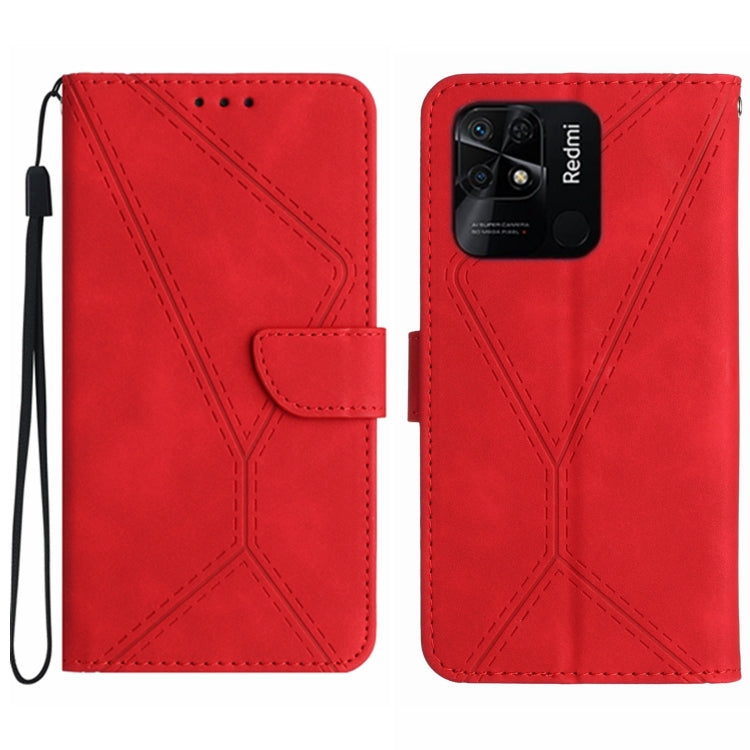 Stitching Embossed Leather Phone Case, For Redmi Note 11 4G Global, For Xiaomi POCO F4 5G, For Xiaomi Redmi 10A, For Xiaomi Redmi 10C