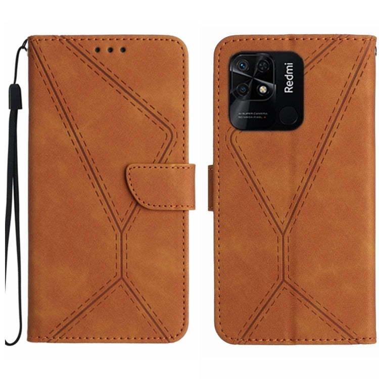 Stitching Embossed Leather Phone Case, For Redmi Note 11 4G Global, For Xiaomi POCO F4 5G, For Xiaomi Redmi 10A, For Xiaomi Redmi 10C