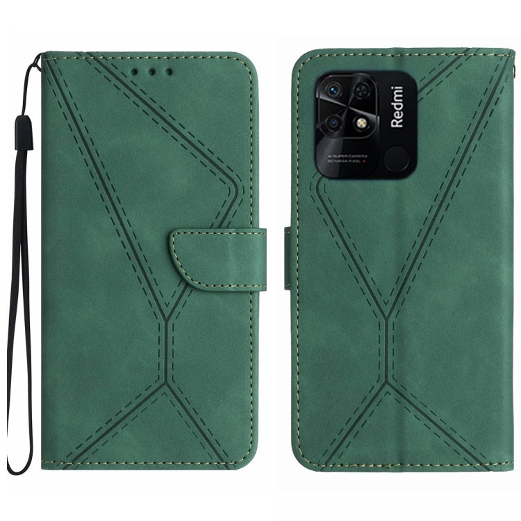 Stitching Embossed Leather Phone Case, For Redmi Note 11 4G Global, For Xiaomi POCO F4 5G, For Xiaomi Redmi 10A, For Xiaomi Redmi 10C