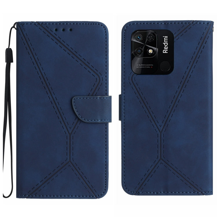 Stitching Embossed Leather Phone Case, For Redmi Note 11 4G Global, For Xiaomi POCO F4 5G, For Xiaomi Redmi 10A, For Xiaomi Redmi 10C