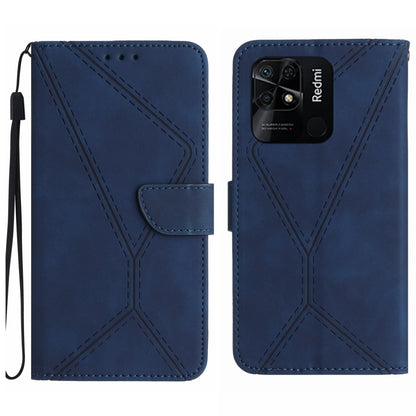 Stitching Embossed Leather Phone Case, For Redmi Note 11 4G Global, For Xiaomi POCO F4 5G, For Xiaomi Redmi 10A, For Xiaomi Redmi 10C