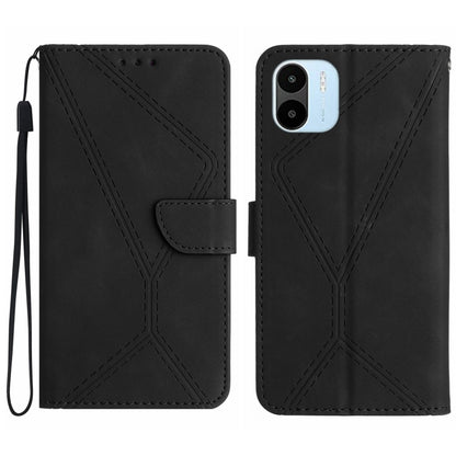 Stitching Embossed Leather Phone Case, For Xiaomi POCO F5 Pro 5G, For Xiaomi Redmi Note 12S, For Xiaomi Redmi A1+ / A2+, For Redmi Note 12 Pro 4G