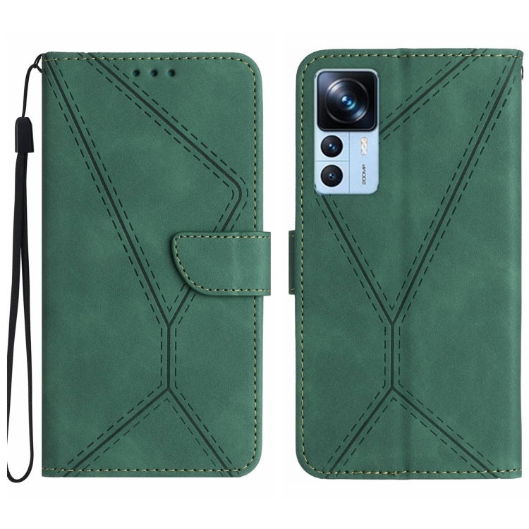 Stitching Embossed Leather Phone Case, For Xiaomi 13 Lite, For Xiaomi 13 Pro, For Xiaomi 13, For Xiaomi 12T / 12T Pro