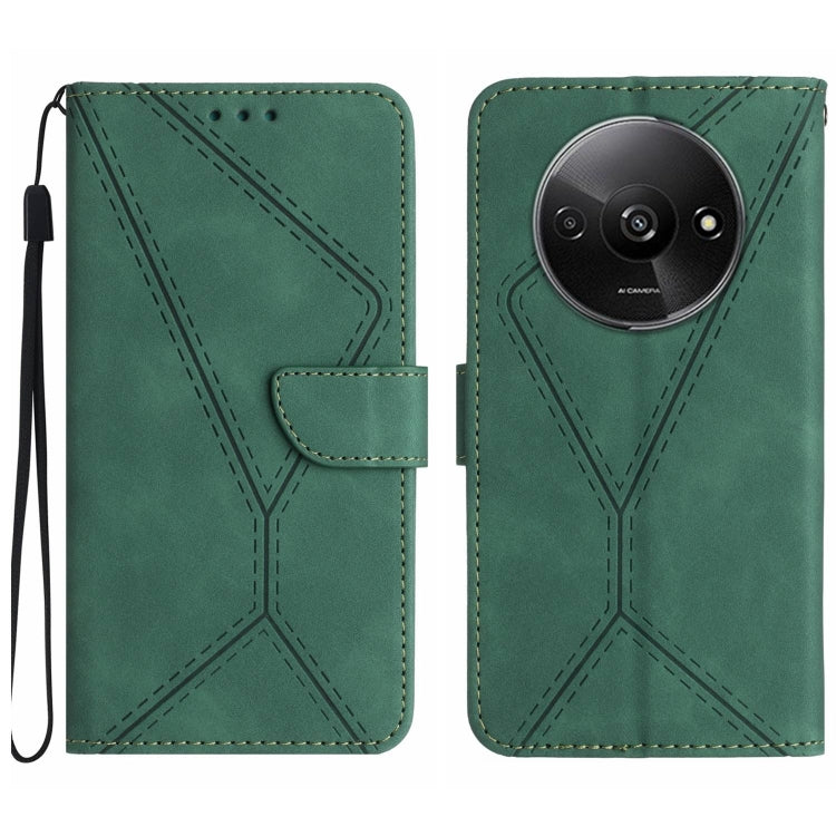 Stitching Embossed Leather Phone Case, For Xiaomi Redmi 13 4G Global / 5G Global, For Xiaomi Redmi A3, For Xiaomi Redmi Note 13 4G Global, For Xiaomi Redmi 13C 5G