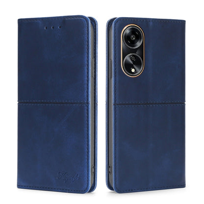 Cow Texture Magnetic Leather Phone Case, For OPPO A1 5G