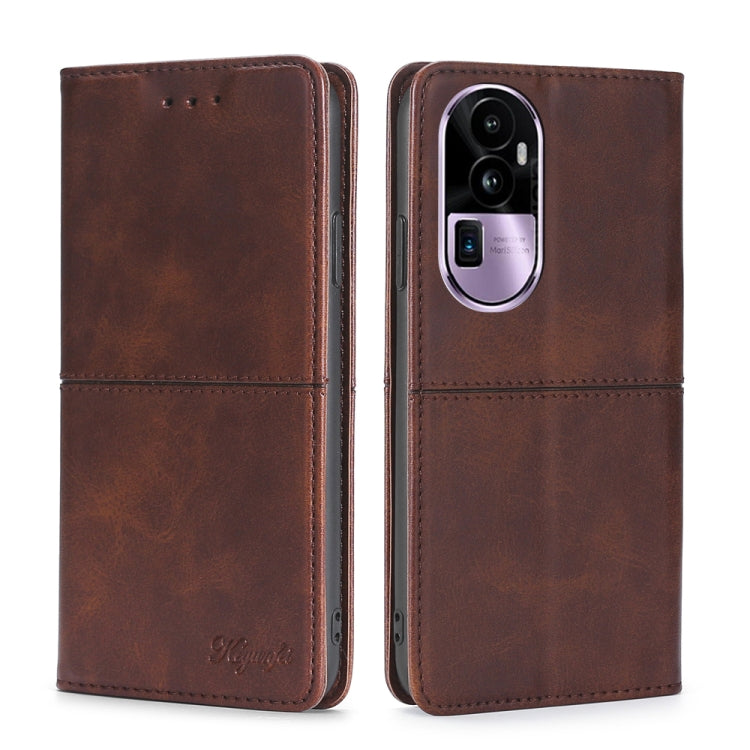 Cow Texture Magnetic Leather Phone Case, For OPPO Reno11 F 5G, For OPPO Find X7 5G, For OPPO Find X7 Ultra 5G, For OPPO Reno10 Pro+ 5G