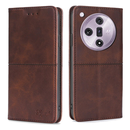 Cow Texture Magnetic Leather Phone Case, For OPPO Reno11 F 5G, For OPPO Find X7 5G, For OPPO Find X7 Ultra 5G, For OPPO Reno10 Pro+ 5G