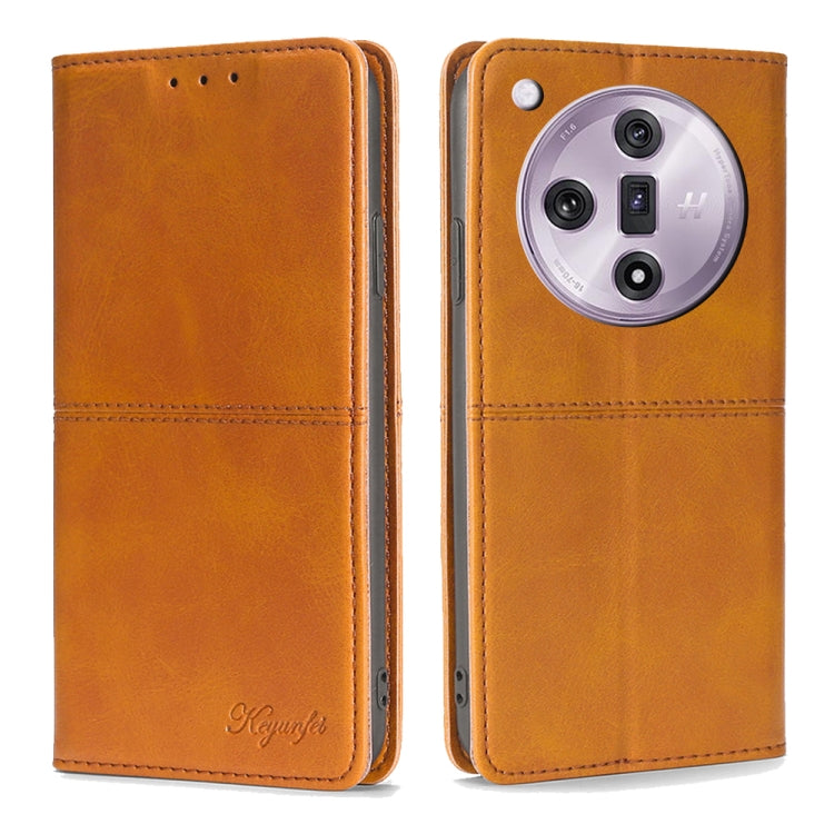 Cow Texture Magnetic Leather Phone Case, For OPPO Reno11 F 5G, For OPPO Find X7 5G, For OPPO Find X7 Ultra 5G, For OPPO Reno10 Pro+ 5G