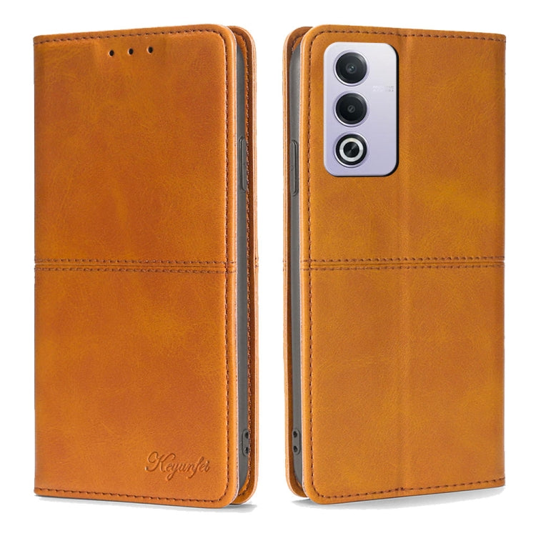Cow Texture Magnetic Leather Phone Case, For OPPO Reno12 F 5G, For OPPO A3 Pro 5G India, For OPPO Reno12 5G Global, For OPPO A60 4G Global