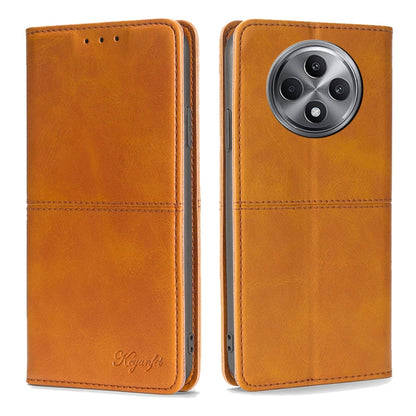 Cow Texture Magnetic Leather Phone Case, For OPPO Reno12 F 5G, For OPPO A3 Pro 5G India, For OPPO Reno12 5G Global, For OPPO A60 4G Global