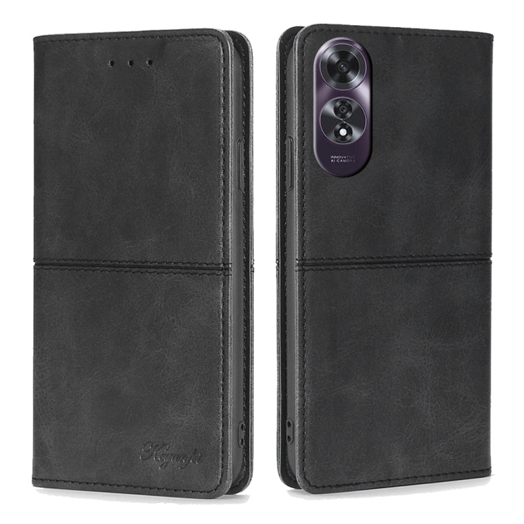 Cow Texture Magnetic Leather Phone Case, For OPPO Reno12 F 5G, For OPPO A3 Pro 5G India, For OPPO Reno12 5G Global, For OPPO A60 4G Global