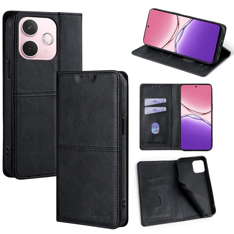 Cow Texture Magnetic Leather Phone Case, For OPPO Find X8 Ultra 5G, For OPPO F29 5G Global, For OPPO A5 Pro 5G Global, For OPPO A3 5G India