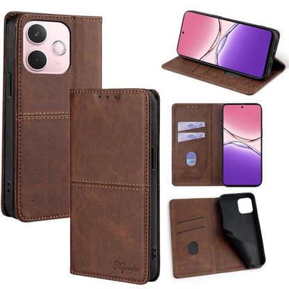 Cow Texture Magnetic Leather Phone Case, For OPPO Find X8 Ultra 5G, For OPPO F29 5G Global, For OPPO A5 Pro 5G Global, For OPPO A3 5G India