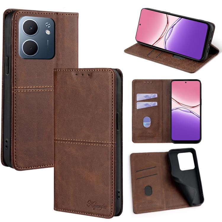 Cow Texture Magnetic Leather Phone Case, For OPPO A5x 5G Global, For OPPO A5 5G 2025 Global, For OPPO Find X8s+ 5G, For OPPO Find X8s 5G