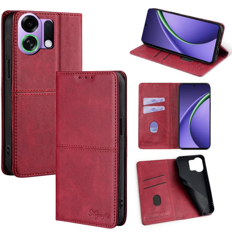 Cow Texture Magnetic Leather Phone Case, For OPPO F31 5G, For OPPO Find X9 Pro 5G, For OPPO K13 Turbo Pro 5G, For OPPO Reno14 F 5G